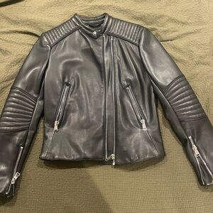 ZARA BASIC Leather Jacket